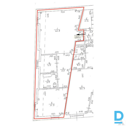 Pārdod dzīvokli Vecpilsētas iela 8a