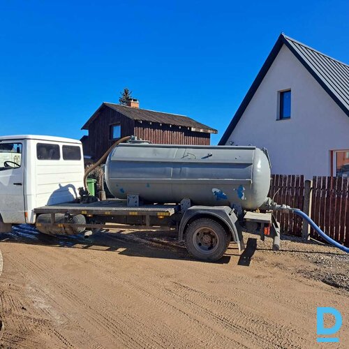 Piedāvā Notekūdeņu un kanalizācijas atsūknēšana Piedāvā Notekūdeņu un kanalizācijas atsūknēšana