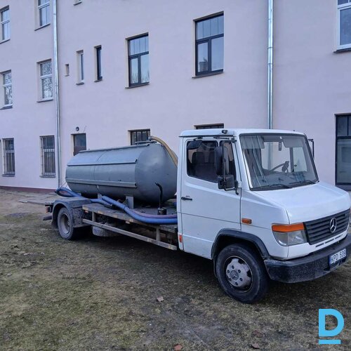 Piedāvā Notekūdeņu un kanalizācijas atsūknēšana