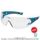 9128265 UVEX PHEOS NXT Work Glasses UV400 Protection Extreme Lightness Anti Fog Metal Free Blue GERMANY Work Safety Protection Accessories