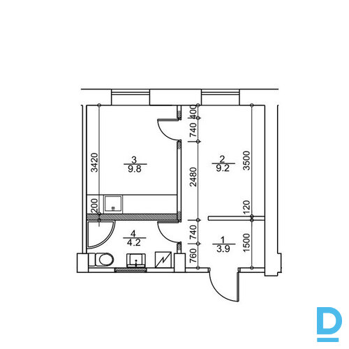 Pārdod dzīvokli Dombrovska iela 11
