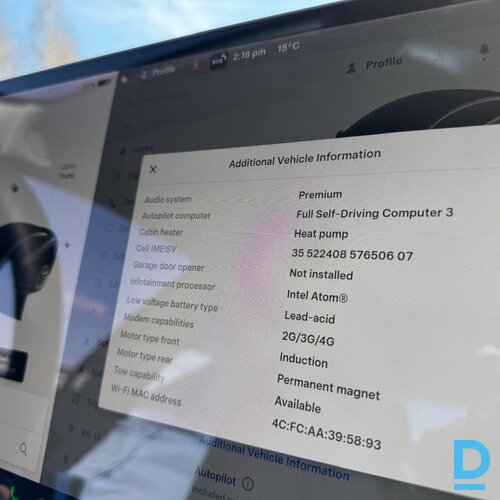 Pārdod Tesla Model 3 Facelift Long Range, Dual Motor Awd, 75 kWh, 2021 Pārdod Tesla Model 3 Facelift Long Range, Dual Motor Awd, 75 kWh, 2021