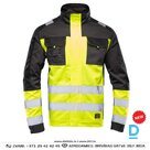 Рабочая куртка SEVEN KINGS SKF008 HI VIS, тонкая, с множеством карманов, светоотражающей застежкой-липучкой, желто-черная, защитная рабочая одежда.