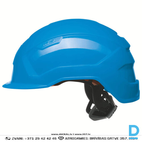 UVEX PRONAMIC E S WR 9730531 Electrically Insulating Helmet Darba Aizsargkaska Euroslot Adapters Maximum Performance Blue GERMANY Darba Drošības Aksesuāri Aizsargapģērbi