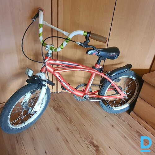 Pārdod Bērnu velosipēds 4-7 gadi, 16", 100-125cm