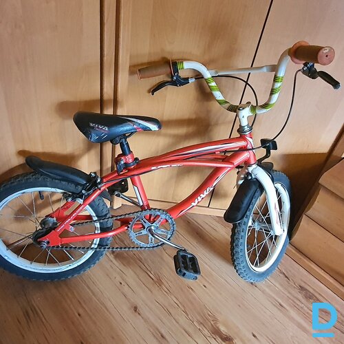 Pārdod Bērnu velosipēds 4-7 gadi, 16", 100-125cm