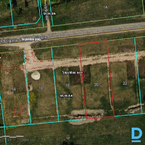 Pārdod zemi Nurmižu ceļš 20