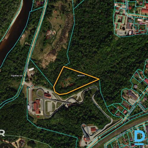 Pārdošanā 2 ha zemes gabals Gaujas senlejā blakus Siguldas bobsleja un kamaniņu 